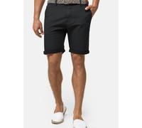 Indicode Herren Baltin Chino Shorts mit 5 Taschen aus 97% Baumwolle | Bermuda Sommershorts für Männer Black XL