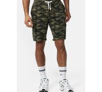 Indicode Herren White Rock Sweatshorts mit 5 Taschen aus 100% Baumwolle | Cargoshorts für Männer Army, L