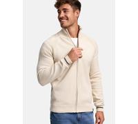 Indicode Herren INArutemia Strickjacke aus Baumwolle | Fein-Strick Cardigan mit Stehkragen und Reißverschluss Kit S