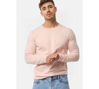 Indicode Herren Gamal Strickpullover aus 80% Baumwolle | Pullover O-Neck Pulli Männer Chintz Rose, M