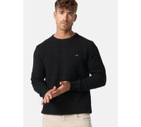 Indicode Herren Injustice Pullover mit Rundhals-Ausschnitt | Herrenpullover Pulli Strickpullover für Männer Black, S