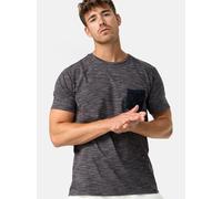 Indicode Herren Blaine T-Shirt mit Rundhals-Ausschnitt | Herrenshirt Sommershirt Anthrazit, XL