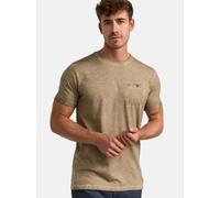 Indicode Herren INKilmon T-Shirt mit Rundhals-Ausschnitt aus 100% Baumwolle | Herrenshirt Sommershirt Dune, L