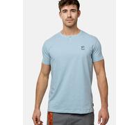 Indicode Herren INAnsel T-Shirt aus 100% Baumwolle | Herrenshirt Sommershirt Männer Ether, XL