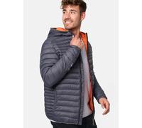 Indicode Herren Bowers Steppjacke in Daunenjacken-Optik | Winterjacke Übergangsjacke XXL, Dk Grey