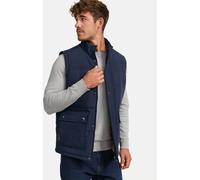 Indicode Herren INBellmil gefütterte Steppweste mit Reißverschluss und Stehkragen | Markenweste für Männer Navy XL