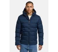 Indicode Herren Nemos Steppjacke mit Kapuze | Herrenjacke Winterjacke Freizeitjacke Männer Navy, XXL