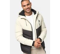 Indicode Herren INAgiotis Winterjacke mit Kapuze | Herrenjacke Jacke Steppjacke Männer White Asparagus M
