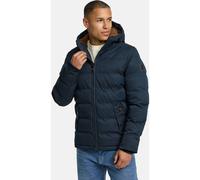 Indicode Herren Nemos Steppjacke mit Kapuze | Herrenjacke Winterjacke Freizeitjacke Männer Black M