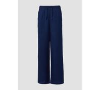 Indigo dyed Wide-Leg-Hose mit Elastikbund 32 blau 2168014.55Y4.32