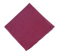 indischerbasar.de Halstuch 50x50cm Baumwolle 1A Qualität Einfarbig Bedruckbar Bestickbar Azofrei Uni Tuch Kopftuch Schultertuch Accessoire (10x, weinrot)