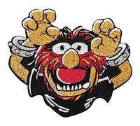Individual Software Animal Party Hard Monster Rockabilly Biker Aufnähers Patch Abzeichen - 1 Stück - Mittel - Tier - Aufbügeln - Appliqué - Embroidered Patch