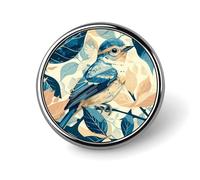 Individuelle Anstecknadel mit Vogelmotiv, Aluminiumlegierung, personalisierbar, exquisite Brosche, klassische Mini-Brosche, 2,5 cm, für Rucksäcke, Hüte, Anzüge, Jacken, Kleidung, Dekoration