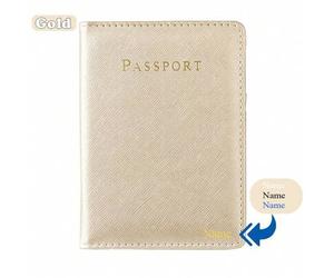 [Individueller Auftrag] Personalisierter schlanker hochwertige PU Reisepasshülle, Reisezubehör Passinhaber, Tickethalter, Kreditkartenhalter, Geldbörs