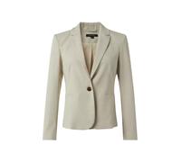 Comma Longblazer Damen – strukturiert mit Reverskragen – Beige (Sand) Gr. 38
