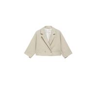 Comma Indoor-Blazer Kurzer Blazer im Cape-Stil Beige Größe 42