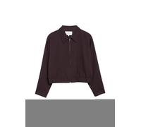 Blouson aus Viskosemix lila 42
