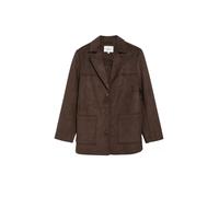 Jacke in Velourslederoptik 52 braun 2183568.8944.52