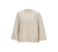 comma Strickpullover aus Viskose-Mix mit 3/4-Arm in Offwhite, Größe L