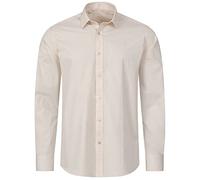 Indumentum Herren Hemd Businesshemd Hemden Langarm Business Hemd Regular Fit Herrenhemd Basic Bügelfrei Männer Hemd Shirt Elegant H-271 Sand 2XL
