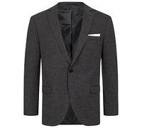 Indumentum Herren Sakko Blazer Sportlich Jacke Jackett Slim Fit Herrensakko Übergangsjacke Herrenblazer Anzugjacke IJS-101 Schwarz 2XL