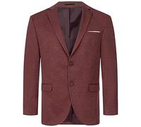 Indumentum Herren Sakko Blazer Sportlich Jacke Jackett Slim Fit Herrensakko Übergangsjacke Herrenblazer Anzugjacke IJS-102 Weinrot 3XL