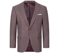 Indumentum Herren Sakko Blazer Sportlich Jacke Jackett Slim Fit Herrensakko Übergangsjacke Herrenblazer Anzugjacke IJS-100 Weinrot 2XL