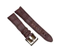 INEOUT 22 Mm Echtlederarmband Herrenarmband Kompatibel Mit Montblanc Star 36065 Uhrenarmband Gürtelarmband Braun Schwarz Blau(Brown)