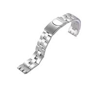 INEOUT Ansehen Zubehör kompatibel mit dem Swatch Ycs yas ygs irony Riemen Silber Massive Edelstahl Watchband Männer/Frauen Metallarmband Stock (Color : 22mm-20mm(1))