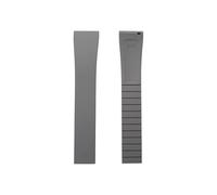 INEOUT FKM-Gummiband 18 19 20 21 22 mm Schnellverschluss Verstellbares Universalband for Männer und Frauen(Grey,20mm)