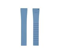 INEOUT FKM-Gummiband 18 19 20 21 22 mm Schnellverschluss Verstellbares Universalband for Männer und Frauen(Blue,19mm)