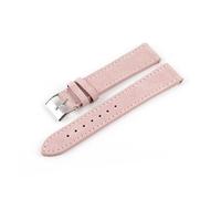 INEOUT Uhrenarmband Aus Weichem Wildleder, 18 Mm, 20 Mm, 22 Mm, Braun, Kaffeeblau, Uhrenarmband, Edelstahlschnalle, For Männer Und Frauen (Color : Pink, Size : 18mm)