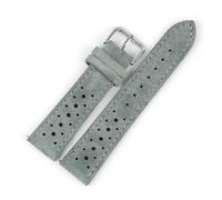 INEOUT Wildleder-Uhrenarmband, 18 Mm, 19 Mm, 20 Mm, 21 Mm, 22 Mm, 24 Mm, Rallye-Rennsport-Uhrenarmband, Schnellverschluss-Uhrenzubehör (Color : Gray, Size : 20mm)