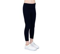 infatti Kinder-Mädchen-Baumwoll-Leggings, weiche und Bequeme Hose für Kinder, lässiges Training, eleganter Stil, Basic-Kleidung Zoe, Marine 122 cm (7 Jahre)