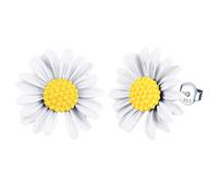 INFINIONLY Fashion Kleine Gänseblümchen Damen Ohrringe 925 Silber Ohrringe für Mädchen Elegante Blumen Ohrstecker Hypoallergen Ohrschmuck