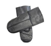 Infinity Leather Damen Fäustlinge aus echtem echtem Schaffell, warme Handschuhe