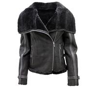 Damen-Fliegerlederjacke aus Merino-Schaffell-Asmara EU 44 / UK 16