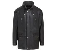 Infinity Leather Herren Klassisch Contrast Weiches, Geschmeidiges Wildleder Buff Mantel Parka Winter Outdoor Jacke Normale Passform
