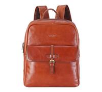 Infinity Leather Rucksack aus echtem Leder Laptoptasche Für 15,6 Zoll Reise Umhängetasche aus Rindsleder für Männer und Frauen Antike Messingbeschläge, Atmungsaktive Riemen, 14-l-Unisex-Tagesrucksack