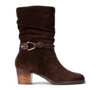 Pikolinos Damen-Dunkelbraune Lederstiefel bis zur Mitte der Wadenhöhe - Zamora EU 38