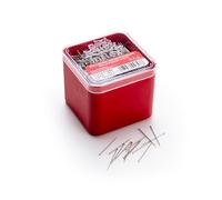 Inflex Flachkopfnadeln - 0,80 x 35 mm - aus gehärtetem vernickeltem Stahl - Box mit 500 g