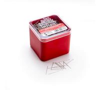 Inflex-Nadeln Nr. 5 (mm. 0,60 x 28) aus gehärtetem Stahl, vernickelt, Box mit 500 g