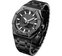 INFRI 5gen/5rd Ga2100 Gm2100 Mod Kit Metall-Uhrenarmband für Ga2100/2110 Edelstahl-Uhrengehäuse mit unterer Abdeckung Zubehör, GM2100, Achat