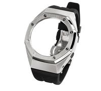 INFRI Nachrüstsatz Metall Uhrengehäuse+Gummi Uhrenarmband Für GA2100 Gen5 Edelstahl Abdeckung Für GA-B2100/2110 Armband, Achat