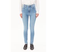 ARMEDANGELS Damen Skinny Jeans High Waist Bio-Baumwoll Mix X-Stretch INGAA Skinny Fit Dove 25/28