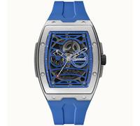 Ingersoll The Challenger 42 mm Automatic Herrenuhr mit blauem Ziffernblatt und blauem PU Armband I12308