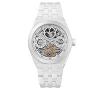 Ingersoll 43-mm-Automatikuhr 1892 The Broadway für Herren mit weißem Zifferblatt und weißem Keramikarmband I15103