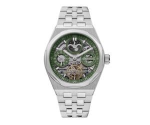 INGERSOLL Automatikuhr The Broadway Dual Time silber onesize Herren Skelettiertes Zifferblatt 43 I12905