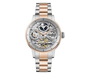 Ingersoll Jazz Herren Uhr analog Automatik mit Edelstahl Armband I07706