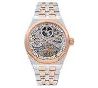 INGERSOLL - THE BROADWAY - silber - silber-skelettiert - roségold / 42 mm